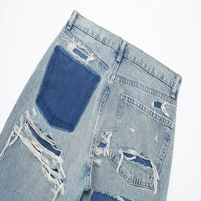 Sisu™ | Jean Patchwork Destroyed