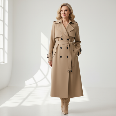 Vespara – Elegant Trench Coat with Timeless Style